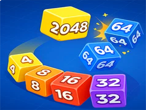 Snake 2048: Cube Merge